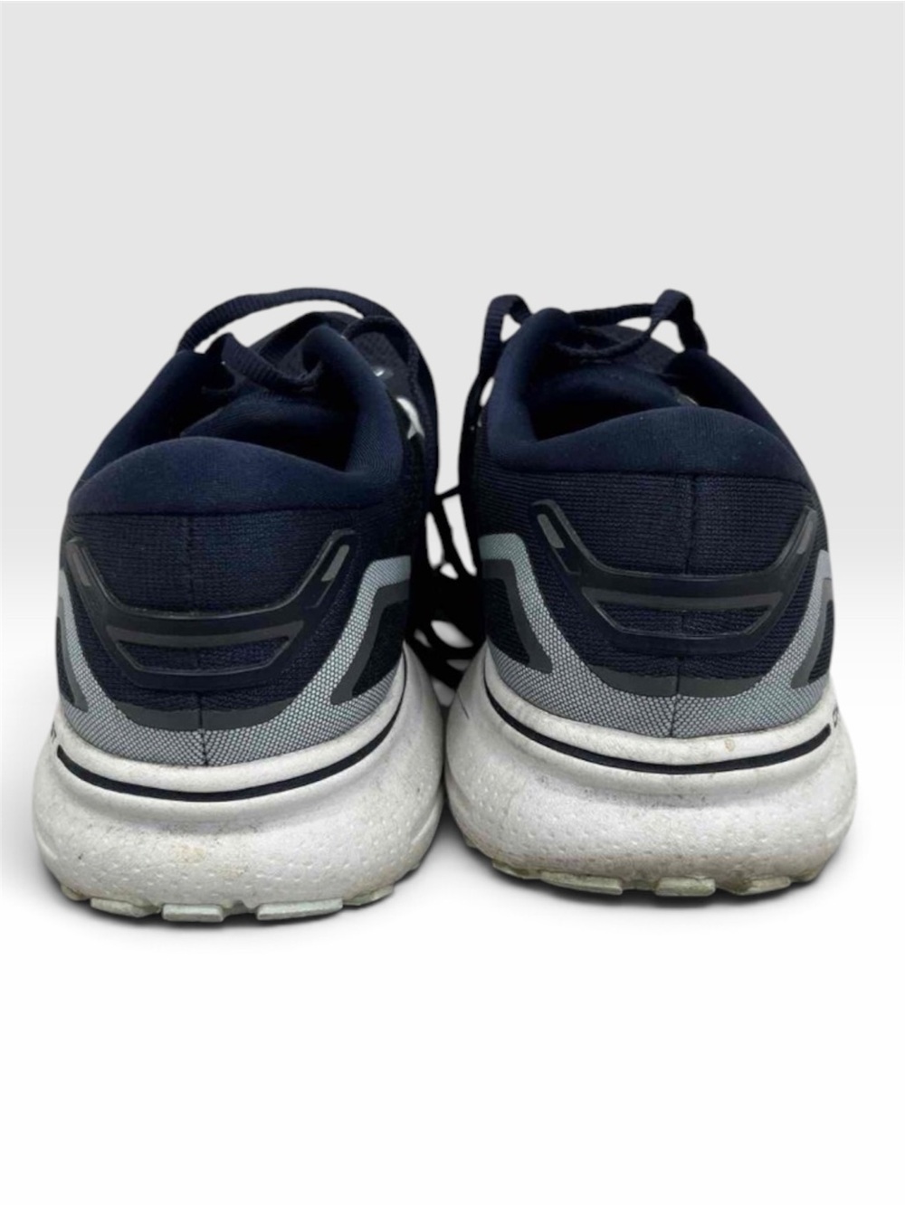 Brooks Ghost 15 Womens Navy Blue Silver Running Shoes Sneakers Size 10 - Picture 4 of 6